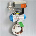 對夾式氣動衛生級蝶閥